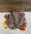 Lenço Fendi Monogram Italiana
