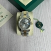 Relógio Rolex 36mm Prata com Dourado Italiana
