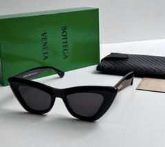 Óculos Bottega Veneta Preto Gatinho Italiana