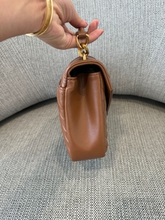 Bolsa Ysl College Marrom Italiana - Romaly Grifes Bolsas