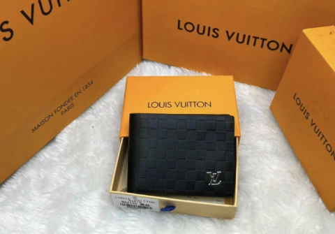 Carteira Louis Vuitton Preta Masculina Italiana