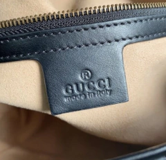 Bolsa Gucci Marmont Top Handle Preta Média Italiana - comprar online