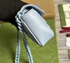 Imagem do Bolsa de Cintura GG Marmont Azul Italiana