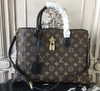 Bolsa Louis Vuitton Flower Tote Preta Italiana