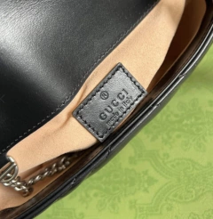 Bolsa de Cintura GG Marmont Preta Italiana na internet