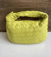 Bolsa Mini Jodie Bottega Veneta Verde Limão Italiana