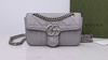 Bolsa Gucci Marmont Aria Cinza Italiana