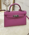 Bolsa Hermes Kelly Mini 20 Rosa Pink Italiana