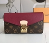 Carteira Louis Vuitton Pallas Vinho Italiana