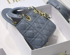 Bolsa Lady Dior Micro Azul Italiana - loja online