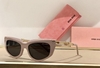 Óculos De Sol Miu Miu Nude Italiana