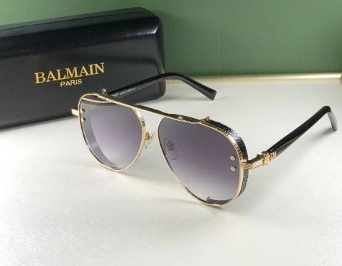Óculos De Sol Balmain Capitão Lente Cinza Italiana