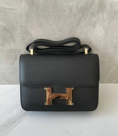 Bolsa Hermes Constance Preta 24 Italiana