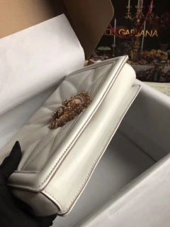 Bolsa D&G Devotion Matelassê Branca Italiana - loja online