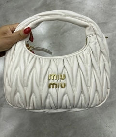 Bolsa Miu Miu Wander Branca Italiana