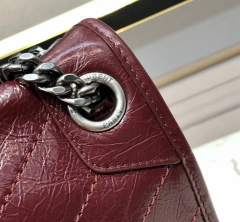 Imagem do Bolsa YSL Niki Vinho Italiana