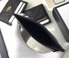 Porta Cartão Gucci Marmont Preto Italiana - comprar online