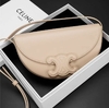 Bolsa Celine Besace Cuir Triomphe Bege Italiana
