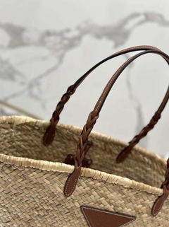 Bolsa Prada Em Palha Italiana na internet