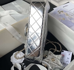 Bolsa Chanel Mini & Porta Moeda De Estrela Prata Italiana - Romaly Grifes Bolsas