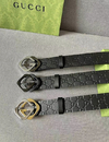 Cinto Gucci Preto Feminino Italiana