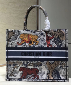 Bolsa Dior Book Tote Toile de Jouy Italiana