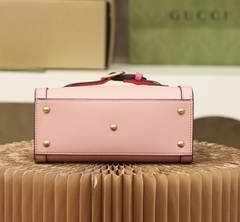 Bolsa Gucci Diana Mini Rosa Italiana - Romaly Grifes Bolsas