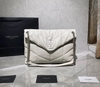 Bolsa YSL Loulou Puffer Grande Off White Italiana