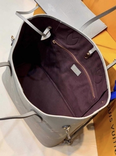 Bolsa Louis Vuitton Neverfull MM Bege Italiana - Romaly Grifes Bolsas