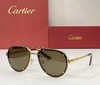 Óculos de Sol Santos de Cartier Caramelo e Dourado Italiana