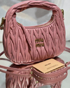 Bolsa Miu Miu Wander Rosa Italiana