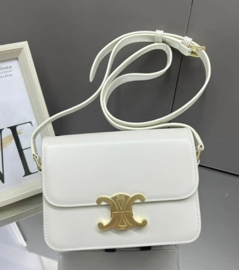 Bolsa Celine Teen Branca Italiana