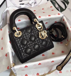 Bolsa Lady Dior Mini Preta Italiana