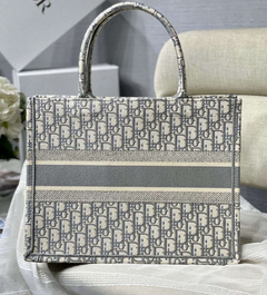 Bolsa Dior Book Tote Oblique Cinza Italiana - loja online