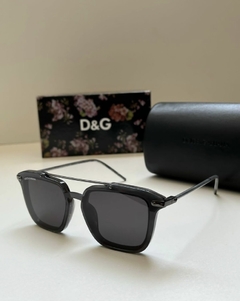 Óculos Dolce & Gabbana Cinza e Preto Italiana