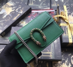Bolsa Gucci Dionysus Super Mini Verde Italiana na internet