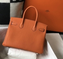 Bolsa Hermes Birkin 25 Laranja Italiana - loja online