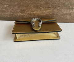 Imagem do Bolsa Dionysus Super Mini Dourada Italiana