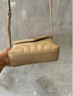 Bolsa YSL Loulou Toy Bege Italiana