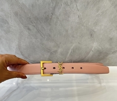 Cinto YSL Nude Rosado Italiana - comprar online