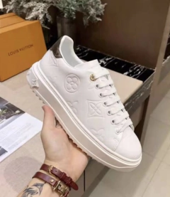 Tênis Time Out Louis Vuitton Branco Italiana na internet