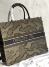 Bolsa Dior Book Tote Verde Camuflada Italiana