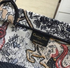 Imagem do Bolsa Dior Book Tote Toile de Jouy Italiana