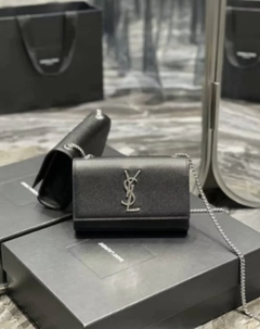 Bolsa YSL Kate Pequena Preta Italiana