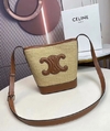 Bolsa Celine Bucket Palha Italiana