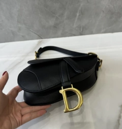Bolsa Dior Mini Saddle Preta Italiana - Romaly Grifes