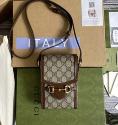 Bolsa Gucci Horsebit 1955 Mini Italiana