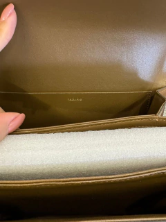 Bolsa Celine Triomphe Classique Marrom Italiana - loja online