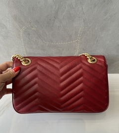 Bolsa Gucci Marmont Pequena Bordô Italiana