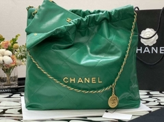 Bolsa Chanel 22 Verde Média Italiana